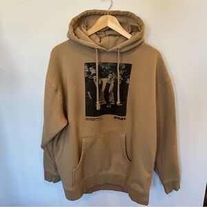 Jonas Brothers 2021 Tour Tan and Black Pullover Hoodie